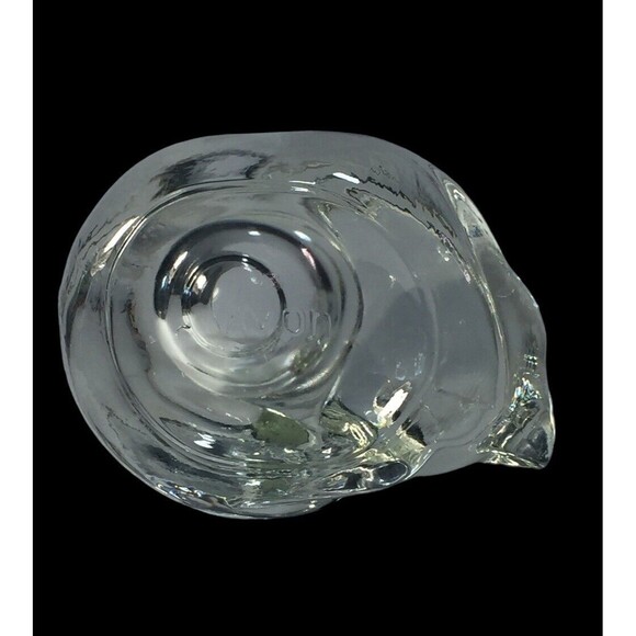 Cat Glass Avon Candle Votive Tea Light Holder Vintage - Picture 4 of 4